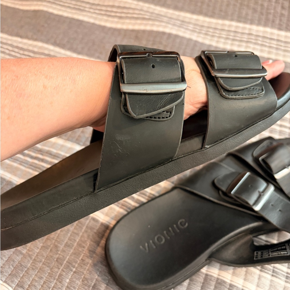 Vionic Men's Black Sandals Size 13